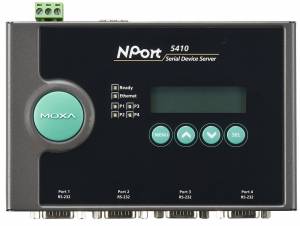 NPort 5410 w/ adapter - MOXA