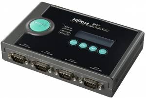NPort 5450 w/ adapter - MOXA