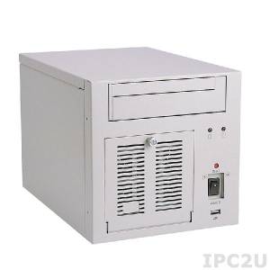 AX60530WB/X200P 6-slot Half-size Industrial Computer Chassis, ATX 200W Power Supply