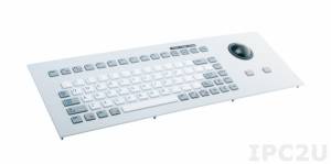 TKG-083b-TB38-MODUL-PS/2 Embedded Industrial Silicone IP65 Keyboard, 83 Keys, Trackball 38mm, PS/2 Interface