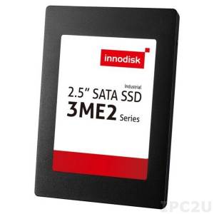 DES25-B56D72SCAQN 256GB Innodisk SATA III 3ME2 2.5&quot; SSD, MLC, 4 channel, 510/160 MB/s R/W Industrial SSD, Temperature 0..+70 C