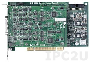DAQ-2501 Multifunction PCI Adapter, 8SE 14 bit ADC, FIFO, 4 DAC, 24DI/O, 2 Timers
