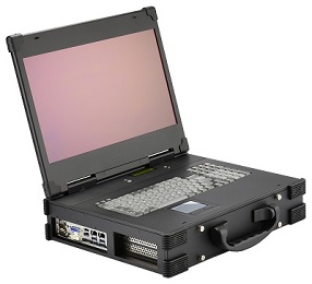 ARL998-17WA Rugged Portable PC 17.3&quot; TFT LCD, 1920x1080, Intel i5-9500E 3.00GHz, Intel Q370, 16GB (2x8GB) RAM, 240GB 2.5&quot; SSD, DVD/RW, DVI-D/HDMI/DP, 2xGbit LAN, 2xCOM, 6xUSB 3.0, Audio, 2xPCIe x8, 400 Watt PSU, Carrying case