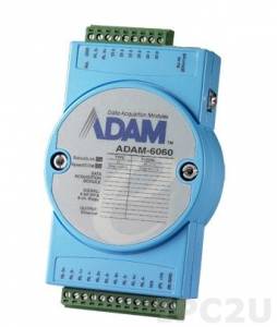 ADAM-6060-CE 6-Channel Relay Output w/DI Module
