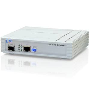 IFC-1000PSE-AC Unmanaged Gigabit PoE Media Converter 10/100/1000 Base-T to 1000 Base-SX/LX with SFP LC port, 110-240VAC Power Input, 0.. 50C Operating Temperature