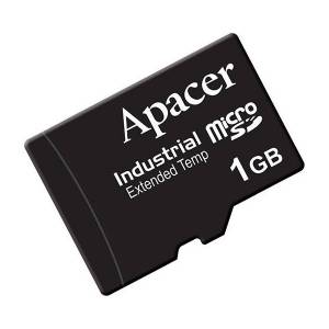 AP-MSD08GCS4P-1TM APACER Industrial Micro Secure Digital, 8GB, MLC, operating temperature -25..85 C