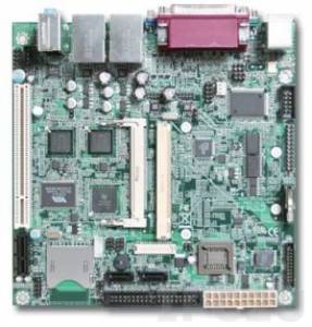PQ7-C200 Carrier board PQ7 Mini-ITX Form Factor, 2xGbE, Mini PCI-E, LVDS, Audio, VGA, 2xSATA, IDE, LPT, PS2 KB/MS, 4xUSB