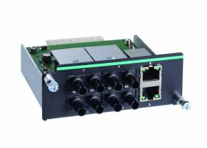 IM-6700A-4MST2TX Fast Ethernet module with 4 multi-mode 100BaseFX ports with ST connectors and 2 10/100BaseT(X) ports