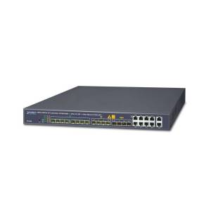 EPL-8000 Industrial Rackmount GEPON Optical Line Terminal, 8x GEPON ports, 4x1000 SFP, 4x10G SFP ports, 100-240VAC, -10..55C Operating Temperature