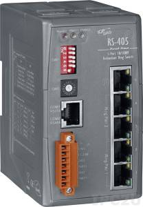 RS-405 Industrial Redundant Ring Switch with 5 10/100 Base-T Ports