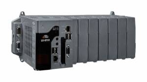 LX-8731 PC-compatible industrial controller, RDC R3600 1.0 GHz CPU, 2GB DDR3, 32GB mSATA SSD, 8GB CF, VGA, 2xRS-232, 1xRS-485, 1xRS-232/485, 4xUSB, 2xEthernet, 7 Expansion Slots, Linux kernel 3.2
