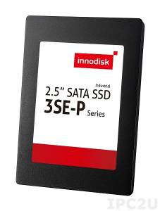 DES25-08GD67SCCQBP Innodisk 8GB SATA III 2.5&quot;&quot; SSD, 3SE-P High IOPS, SLC, 4 channels, 400/110 MB/s R/W Industrial SDD, Temperature Grade 0...+70