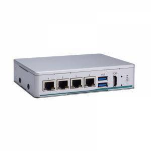 NA346-D4GI-N3350-US w/o LBP Desktop network appliance with Intel Celeron processor N3350, DDR3L, 4xGbE LAN, 2.5&quot; SATA, mSATA, 1xRS-232, 2xUSB 3.0, 2xMiniPCIe