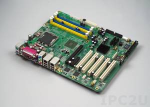 AIMB-762G2-00A1E ATX Intel Core 2 Duo CPU Card with VGA, Intel 945G+ICH7R, up to 4GB DDR2 SO-DIMM, 2xGb LAN, 4xSATAII-300, Raid 0,1,5,10, Audio, 1xPCI- E x16, 1xPCI- E x4, 5xPCI Expansion Slots
