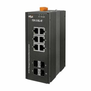 FSM-510G-4F 6-Port 10/100/1000 Base-T + 4 SFP (100/1G) Port L2 Plus Managed Switch