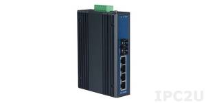 EKI-2525M-BE 4-port 10/100M+1 Fiber unmanaged Ethernet switch