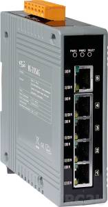 NS-205AG Unmanaged 5-port Industrial 10/100/1000 Base-T Ethernet Switch with +48 VDC Input (RoHS)