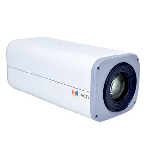 B21 5MP Zoom Box with D/N, Basic WDR, 12x Zoom lens, f5.2-62.4mm/F1.8-3.0, DC iris, H.264, 1080p/30fps, DNR, Audio, MicroSDHC/MicroSDXC, PoE/DC12V, DI/DO