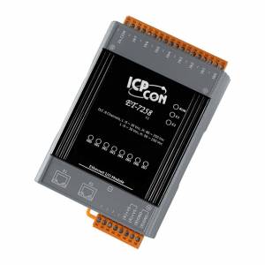 ET-7258 Ethernet I/O Module with 2-port Ethernet Switch, with 8-channels AC/DC Digital Input