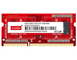 M3S0-8GMSD4PC 8GB DDR3L SODIMM 1600MHz Innodisk Non-ECC 512Mx8, IC Micron, Wide Temperature -40..+80C