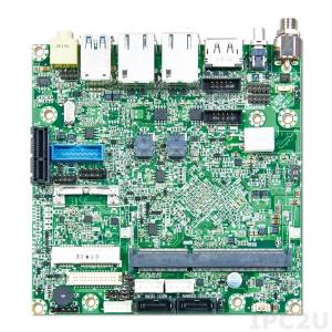 NANO-6060-E3827 Nano-ITX CPU board with Intel Atom E3827 1.75GHz w/ DisplayPort/VGA/LVDS, up to 4GB DDR3L SDRAM, 2xGb LAN, 1xRS-232/422/485, 4xUSB 3.0, 2xSATAII, 1xPCIe x1, Mini-PCIe Slots, 12V DC-in