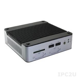 eBOX-3362-L2C3 Compact fanless Embedded System with Vortex86DX3 1GHz, 2GB DDR3 RAM, VGA, 2xLAN, 3xCOM, 3xUSB,SD slot, 1x2.5&quot; SATA/HDD drive bay, VESA mounting, 8-24V DC
