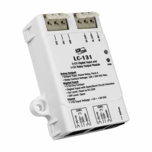 LC-131 3-channel Digital Input with Open/Short Circuit Detection and 1-channel Relay Output Module