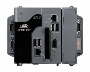 XP-8131-WES7 PC-compatible Industrial Controller, x86 1GHz CPU, 2GB DDR3, 32GB Flash, 2xRS-232, 1xRS-485, 1xRS-232/485, VGA, 2xEthernet, Windows Embedded Standard 7, with 1 Expansion Slot