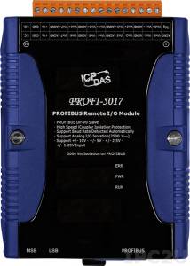 PROFI-5017 PROFIBUS Remote I/O unit, 8-Ch Isolated Analog Voltage Input