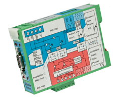 DCP485-P Isolated DIN Rail RS-232 to RS-485 Converter