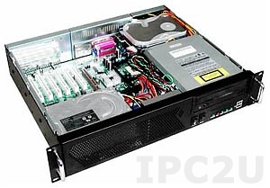 GHI-252H 19&quot; Rackmount 2U Chassis, ATX, 1x5.25&quot;/4x3.5&quot; HDD Drive Bays, 3 Horizontal Slots, without P/S