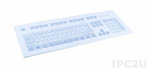 TKS-105c-MODUL-EP-PS/2 Embedded Industrial Keyboard with edge protection IP65, 105 Keys, PS/2 Interface