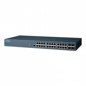 EKI-7428G-4FA-AE 24GE+4G SFP Managed Ethernet Switch, 100~240VAC