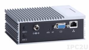 eBOX530-840-FL-E3825-1.33G-VGA Embedded Server with Intel Atom E3825 1.33GHz, VGA, GbE LAN, 4xUSB, Audio, 2xCOM, wide temperature -20C...+60C, 36W AC/DC adapter