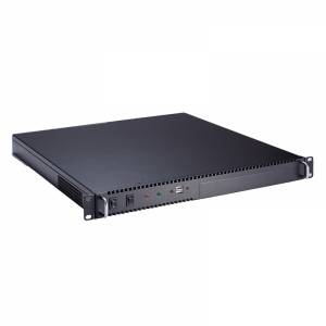 AX61135TM 1U rackmount chassis for ATX motherboard w/o PSU, Internal 2 x 3.5&quot; HDD or internal 2 x 2.5&quot; HDD, 2 x USB, Power Button, Reset Button