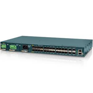 MSW-4424S Managed Gigabit L2 Carrier Ethernet Switch with 24x 100Base-FX/1000Base-X Ports and 4x 10G Base-X SFP Ports, Synchronous Ethernet, 0..50C Operating Temperature