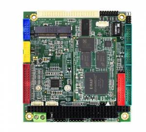 VEX2-6454-2C4IEX PC/104 Vortex86EX2 600MHz CPU Module with 1GB DDR3 RAM, 4GB eMMC, VGA, LVDS, LCD, 1x100Mbps LAN, 2xCOM, 2xUSB, 16-bit ISA, Mini PCIe, Operating temp -40..85 C, 1 year warranty