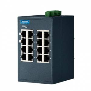 EKI-5526I-MB-AE 16FE Managed Ethernet Switch support Modbus/TCP, -40~75