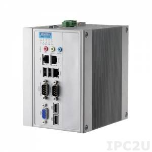UNO-1172AE-A33E Embedded computer, Intel Atom D510 1.66GHz, 2Gb DDR2 RAM, VGA, 3xLAN, 2xCOM, Audio, Mini PCIe, PC/104+