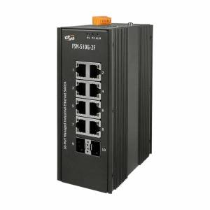 FSM-510G-2F 8-port 10/100/1000Base-T + 2 (100/1G) SFP L2 Plus Managed Switch