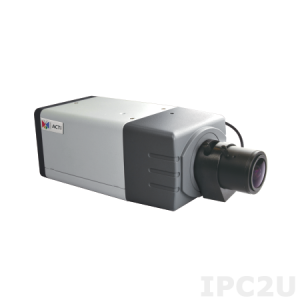 E23B 2MP Box with D/N, Basic WDR, SLLS, Vari-focal lens, f2.8-12mm/F1.4 (HOV:88.4-35.7), DC iris, H.264, 1080p/30fps, DNR, Audio, MicroSDHC/MicroSDXC, PoE, DI/DO, RS-422/RS-485