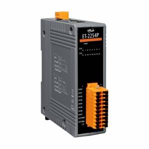 ET-2254P Ethernet I/O Module with 2-port Ethernet Switch, 16-ch Universal DIO (DO Max. Load Current: 350 mA) (RoHS)