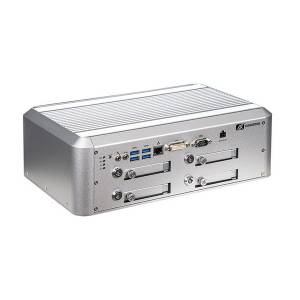 tBOX300-510-FL-i3-TVDC Fanless Railway grade embedded system with Intel Intel Core i3-7100U 2.4GHz, DDR4, DVI-I, GbE RJ-45 LAN, 1xDB9 COM, 4xUSB 3.0, 4x2.5&quot; SATA, mSATA, 2xSIM, 3xMiniPCIe, Audio, TB 3pin 9...36VDC-in, ACC ignition, -40...+70C