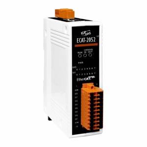 ECAT-2052 EtherCAT Slave I/O Module with Isolated 8-ch DO and 8-ch DI (RoHS)
