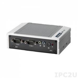 ARK-1120LX-N5A1E Fanless Embedded Server with Intel Atom N455 1.66GHz, ICH8M, 2Gb DDR3, 1xVGA, 1xGbE, 2xCOM, 4xUSB, miniPCIe, CF type I/II, 320GB HDD, WES2009, SUSIAccess Pro