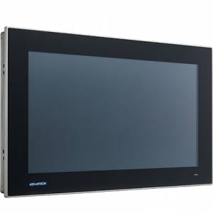 FPM-215W-P4AE Industrial Panel Monitor with 15.6&quot; TFT LCD LED, 1366x768, brightness 300 nit, PCAP touch (USB), HDMI, power adapter 100-240V AC DC 60W, IP66 Front