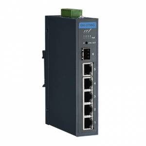 EKI-2706G-1GFPI-AE 4GE PoE+1G+1G SFP, Unmanaged Ethernet Switch, IEEE802.3af/at, 48V~53VDC, -40..+75C