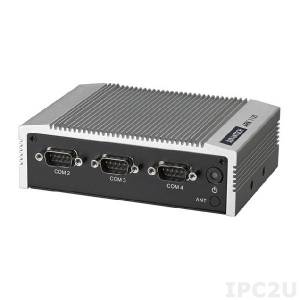 ARK-1120L-N5A1E Fanless Embedded Server with Intel Atom N455 1.66GHz, ICH8M, up to 2Gb DDR3, 1xVGA, 1xGbE, 2xCOM, 4xUSB, miniPCIe, CF type I/II, 2.5&#039;&#039; HDD bay, AC Power Adapter