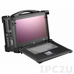 ARP970-15WA Aluminium Industrial Portable Workstation, 15.6&quot; TFT LCD, Intel Core i-5 2510E 2.5GHz, 2x4Gb DDR3, 500GB HDD SATA, Slim DVD-RW, LVDS, 2xGLAN, 2xCOM, 2xUSB 3.0, 4xUSB2.0, Audio, 3xPCIe-8, 250W PSU