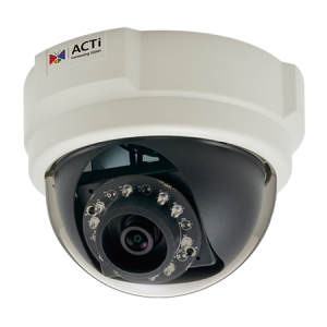 E58 2MP Indoor Dome with D/N, Adaptive IR, Basic WDR, SLLS, Fixed lens, f3.6mm/F1.85, H.264, 1080p/30fps, DNR, PoE